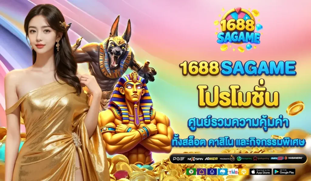 1688SAGAME โปรโมชั่น ศูนย์รวมความคุ้มค่า ทั้งสล็อต คาสิโน และกิจกรรมพิเศษ